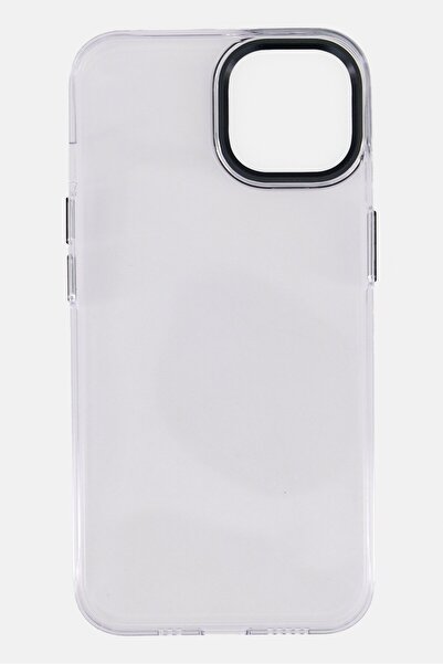 Levelo iPhone 14 Sensa Clear Back Phone Case, Transparent/Grey