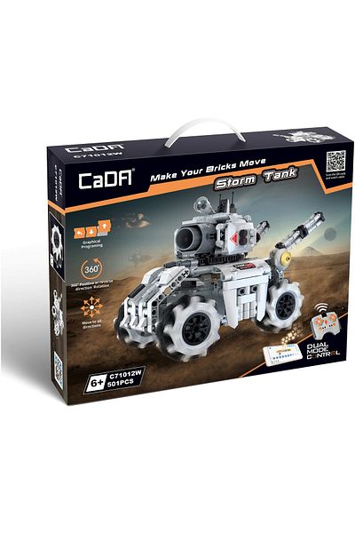 cada Set constructie CaDa - Tanc Storm cu telecomanda C71012W
