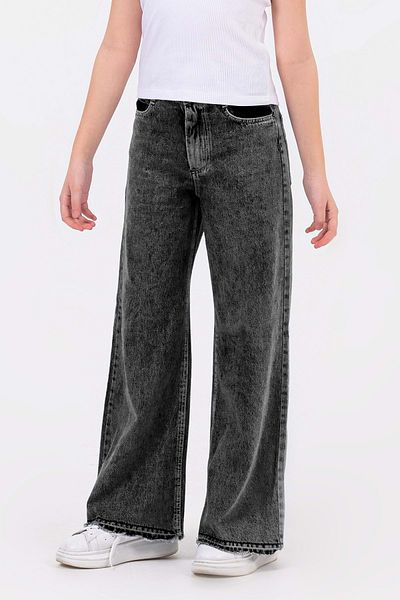 wakawakakidsstore Kids Girls Wide Leg Jeans
