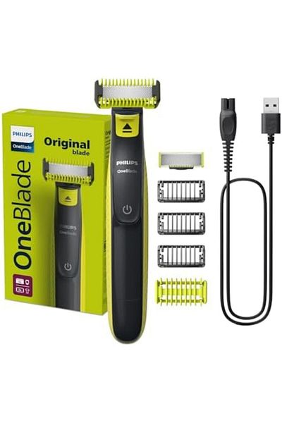 Philips OneBlade Face & Body QP2824 | Dual-Sided Blade | Unique OneBlade Technology | 45min Cordless