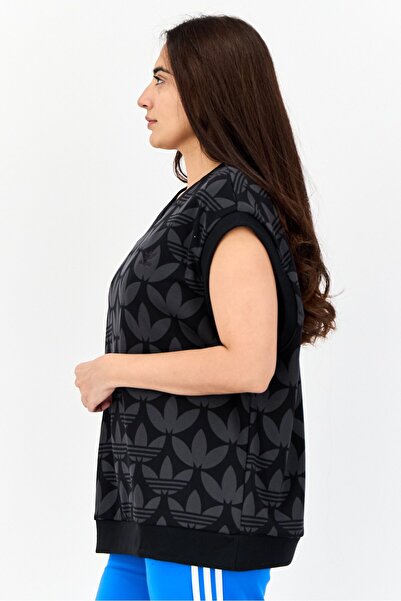 adidas Women Sportswear Fit Sleeveless Outdoor Sweater Vest, Multicolor