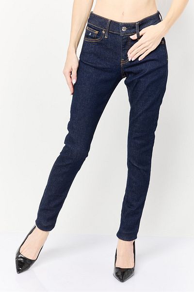 Esprit Women Skinny Fit Washed Stretchable Jeans, Navy
