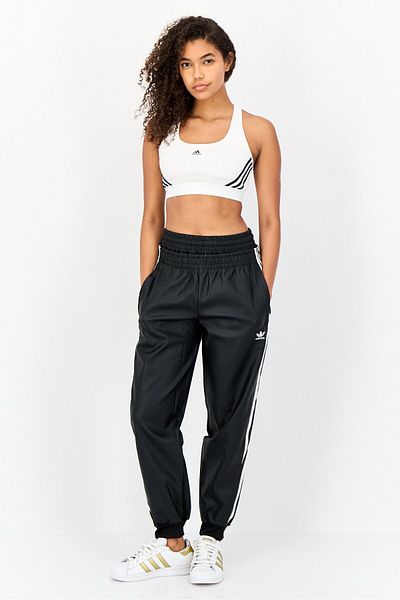 adidas Women Sportswear Fit Drawstring Outdoor Track Pants, Black