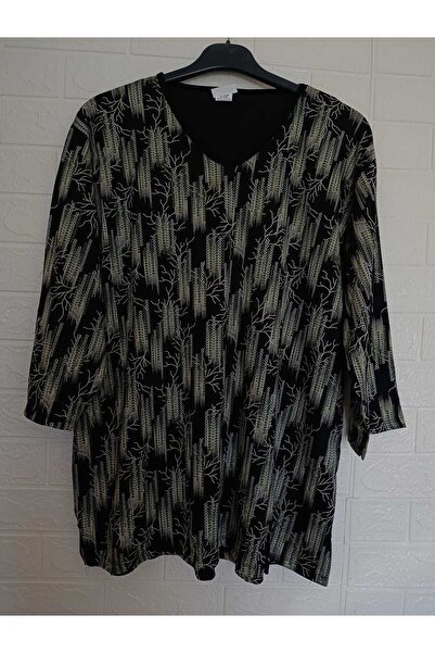 anne moda ankara Ολόσωμη καλοκαιρινή μπλούζα με μανίκια Capri 95% Viscose Anti-Sweat