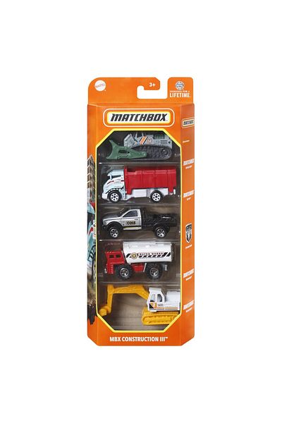 Matchbox Set 5 masinute Matchbox - Construction Iii