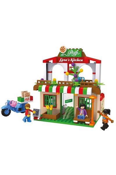 Blocki Set de constructie Blocki My Girls - Pizzeria lui Lary