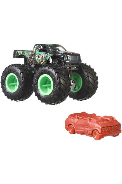 HOT WHEELS Set 2 masinute Hot Wheels - Monster Truck si masinuta metalica