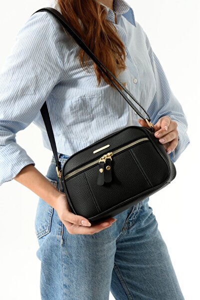 Handley حقيبة كتف نسائية فاخرة بحزام متقاطع ومتعددة الأقسام