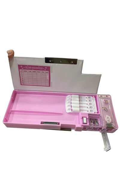 tüftürük Unicorn Pencil Box Double Compartment Water Cap with Pencil Sharpener Multifunctional
