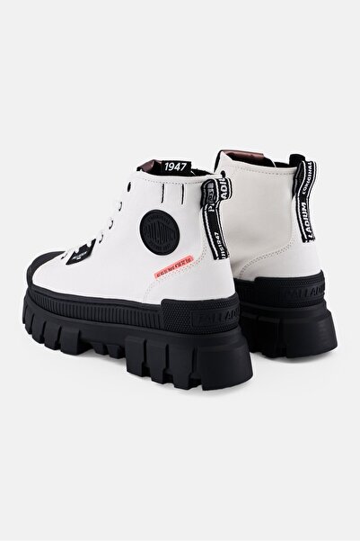 Palladium Women Revolt Hi Tx Lace Up Ankle Boots, White