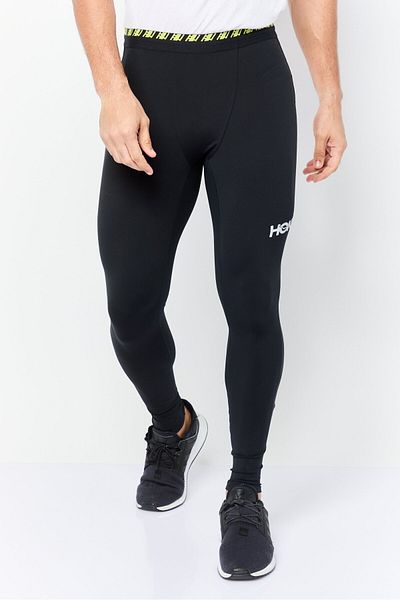 hoka Men Sportswear Fit Running Tights, Black
