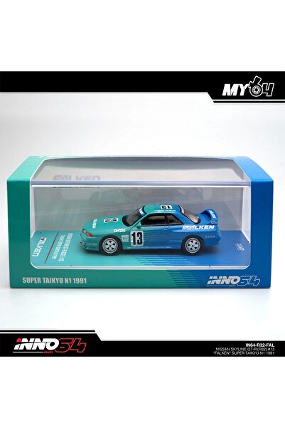 Inno 64 Models Inno 1/64 NISSAN SKYLINE GT-R R32 #13 "FALKEN" Super Taikyu N1 1991 IN64-R32-FAL