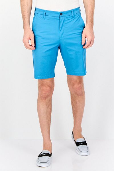 Dockers Men Solid Chino Shorts, Blue
