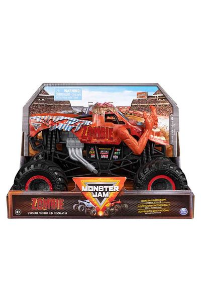 MONSTER Monster Jam - Zombie Diecast Car 1:24 Scale