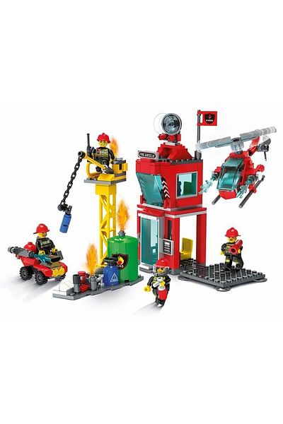 Blocki Set de constructie Blocki My Fire Brigade - Platforma pompieri