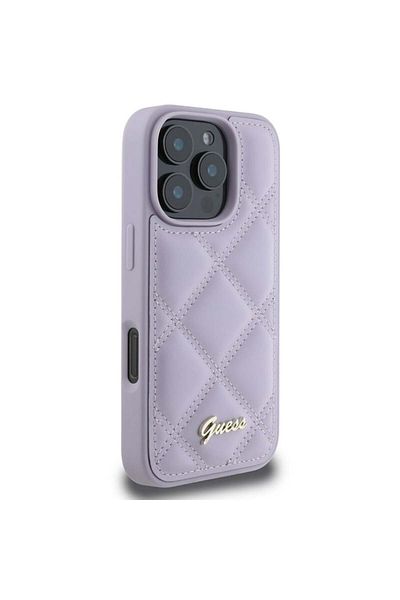 Guess Husa pentru iPhone 16 Pro Max Quilted Metal Logo, Guess