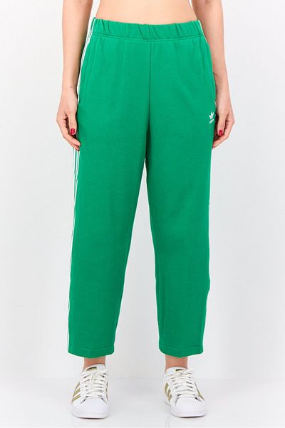 adidas Women Sportswear Fit Brand Logo Outdoor Sweatpants, Green