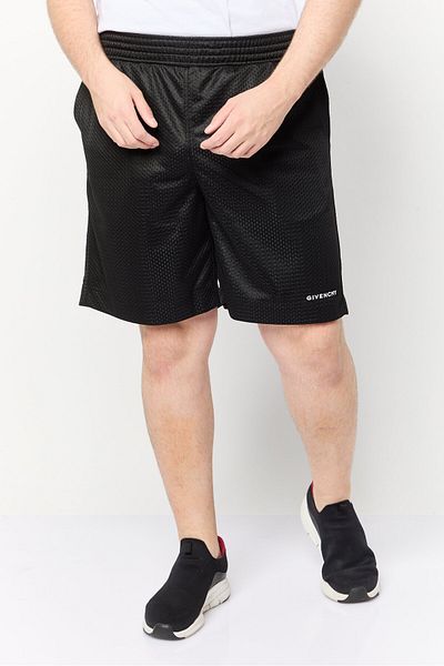 Givenchy Men Brand Logo Basic Shorts, Black
