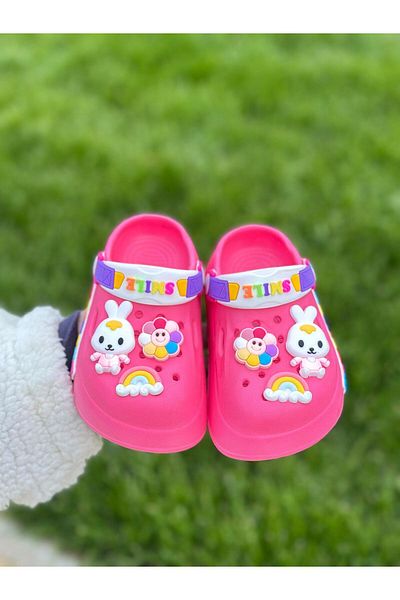 Bold Boutique Figured Children's Slippers, Children's Sandals, Beach Pool Slippers, Suitable for Kindergarten