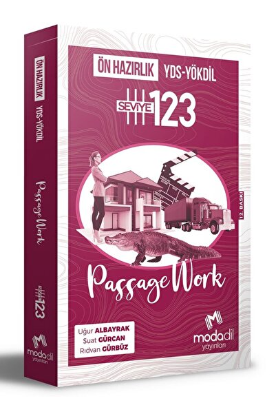 Bi bigelio Modadil Yayınları YDS YÖKDİL Passage Work Ön Hazırlık Seviye 1 2 3