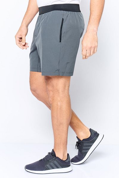 Mister Men 7 Inseam Sportswear Fit Training Compression Shorts, Graphite Grey