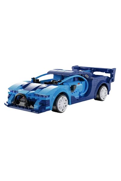 cada Set constructie CaDa - Masinuta Blue Race Car Dual Control C51073W