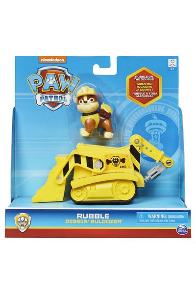 PAW PATROL Set figurina cu vehicul Paw Patrol - Rubble