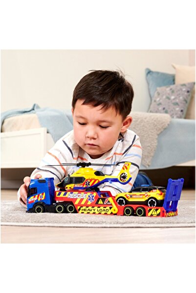 Dickie Sada pro přepravu záchranných vozidel Volvo - 3 vozidla