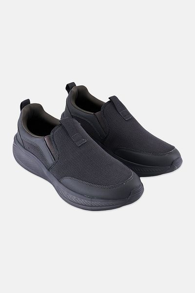 Algspar Men Slip On Casual Shoes, Dark Grey