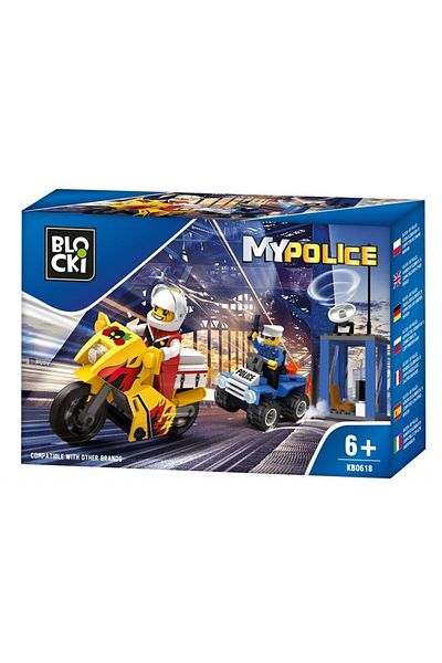 Blocki Blocki My Police Construction Set - Police Car Chase