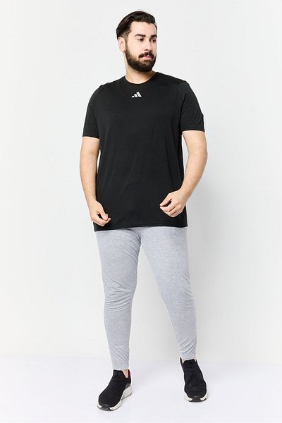 adidas Men Sportswear Fit Short Sleeve Running T Shirt, Black