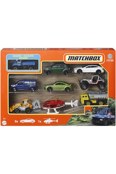 Matchbox Set 9 masinute Matchbox - Mercedes Benz Unimog U300