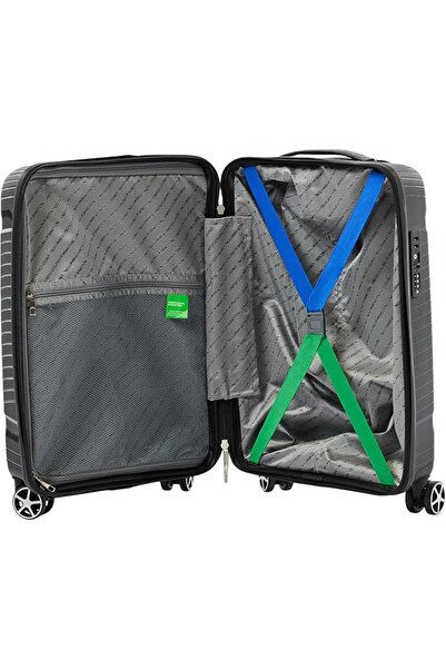 Benetton TROLLEY 70 CM SIYAH Uniseks Valiz - 14BNT3000-01-S
