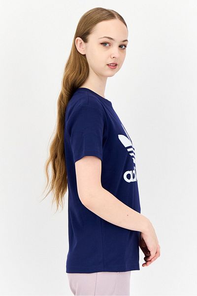 adidas Women Sportswear Fit Short Sleeve Outdoor T-shirts, Dark Blue