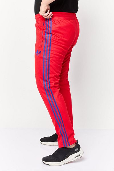 adidas Men Sportswear Fit Brand Logo Training Track Pants, Red
