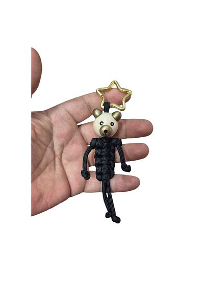 moonparacord Teddy Bear Keychain