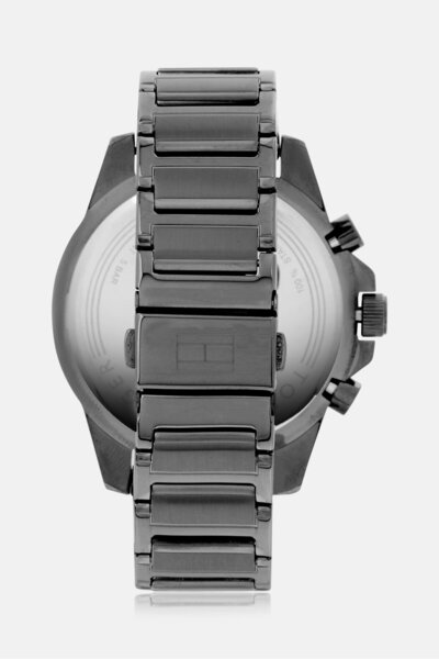 Tommy Hilfiger Men 1791790 Stainless Steel Watch 45mm, Grey