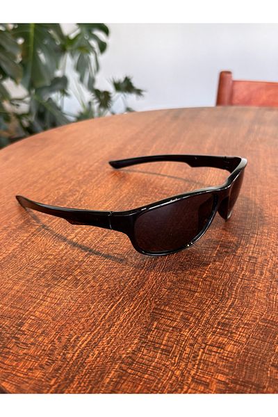 funeyes Yk Model Unisex Face Wrapping Biker Style Sunglasses Women Men Unisex Black Glasses