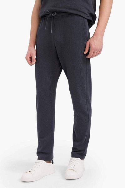 DeFacto New Season Regular Fit Sweatpants with Lace-Up Waist and Pocket Detail Straight Leg