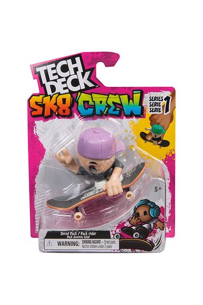 Tech Set Tech Dech Sk8 Crew - Placa si figurina 9.6 cm