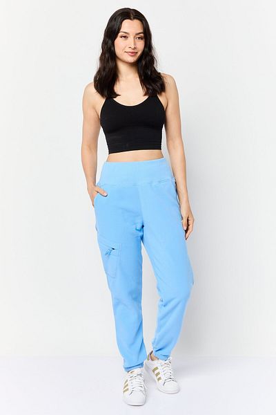 hoka Women Sportswear Fit Running Fleece Jogger Pants, Blue