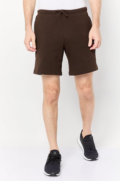 adidas Men Sportswear Fit Brand Logo Training Shorts, Brown