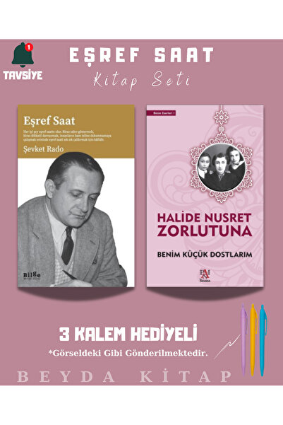 Bilge Kültür Sanat Eşref Saat - Benim Küçük Dostlarım - Kitap Seti (2 Kitap) ...