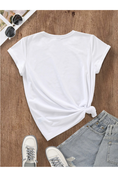 Trend Sizde Μπλουζάκι Unisex Hearts Printed Design