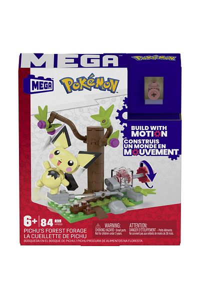 Pokemon Pokemon Mega Construx Building Set - Pichu's Forest Drillings