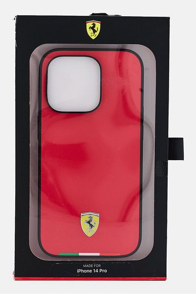 Scuderia Ferrari Iphone 14 Pro Brand Logo Phone Case, Red