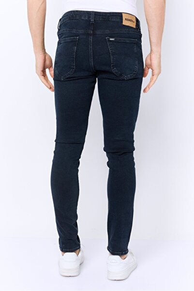 Riders by Lee Men Skinny Fit Plain Stretchable Jeans, Dark Navy