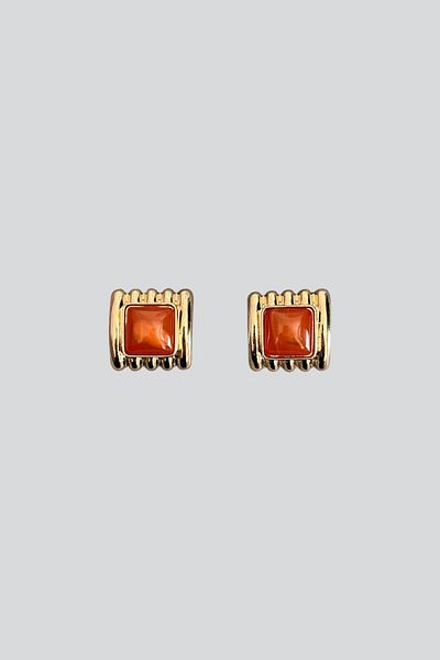 stravis Resin Square Earrings