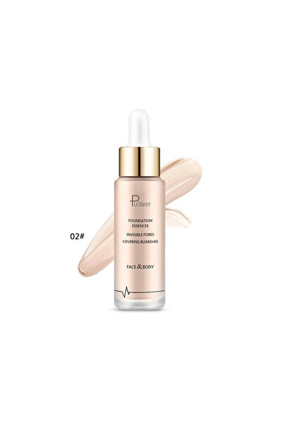 Pudaier Yüz vücut Sıvı kapatıcı damla fondöten - Lightweight Buildable Liquid...