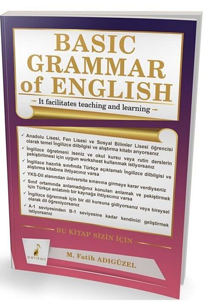 Pelikan Kitabevi Pelikan Yayınları Basic Grammar of English